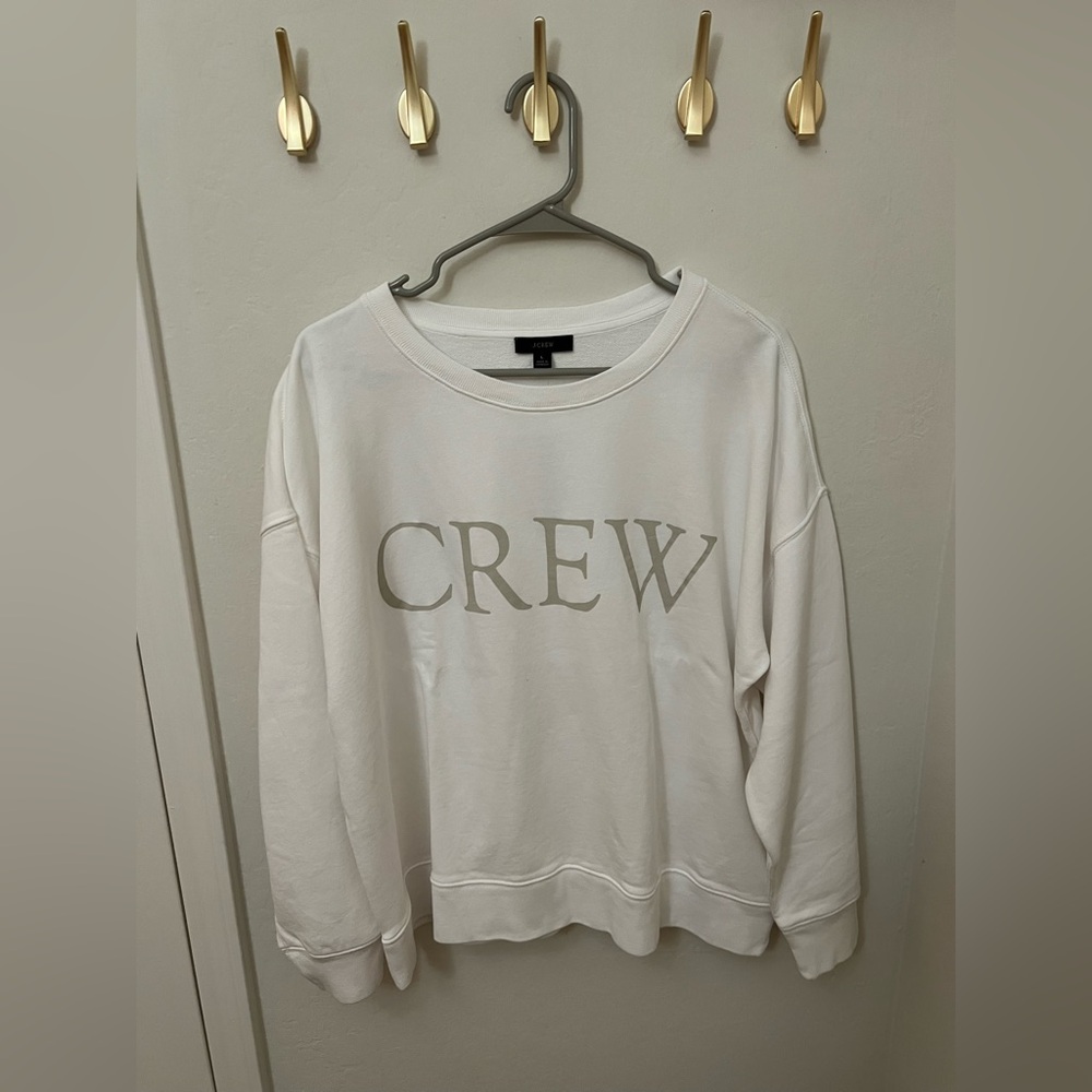 NWT J Crew Sweatshirt, Sz L